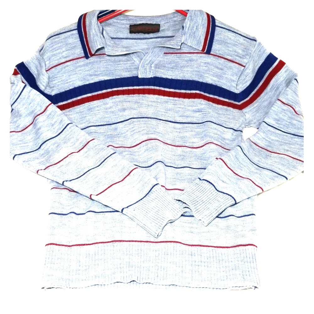 Vintage pull over v-neck shirt